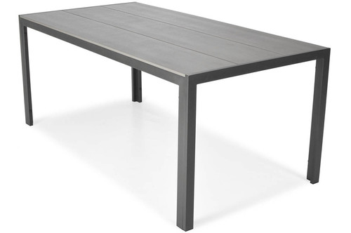 Aluminium Garden Table Parma 180cm, black