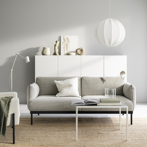 ÄPPLARYD 2-seat sofa, Lejde light grey, 199x93 cm