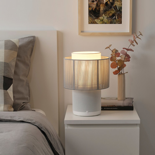 SYMFONISK Speaker lamp base with WiFi, white