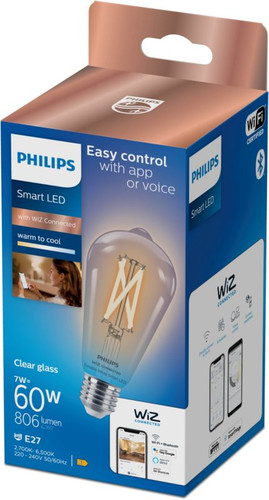 Philips LED Bulb Smart Philips ST64 E27 2700/6500 K