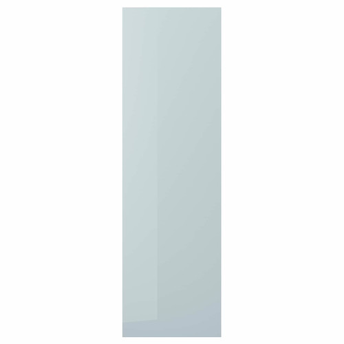 KALLARP Door, high-gloss light grey-blue, 60x200 cm