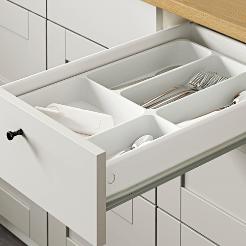 KNOXHULT Corner kitchen, grey, 182x183x220 cm