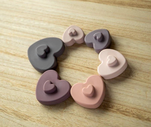 Bo Jungle B-Silicone Stacking Hearts 0+