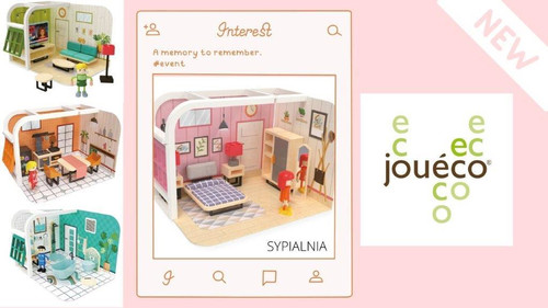 Joueco Mini Bedroom Playset 3+