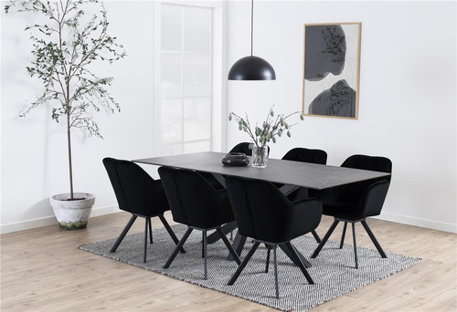 Dining Table Heaven 160x90, black