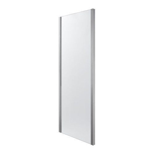 Shower Panel Zilia 90 x 200 cm, inox/clear glass