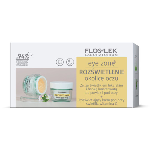 FLOSLEK Gift Set Eye Zone Eye Area Lightening Set 94% Natural