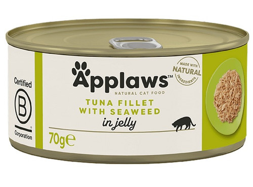 Applaws Natural Cat Food Tuna Fillet with Seaweed in Jelly 70g