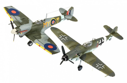 Revell Plastic Model BF109G-10 & Spitfire MK.V 12+