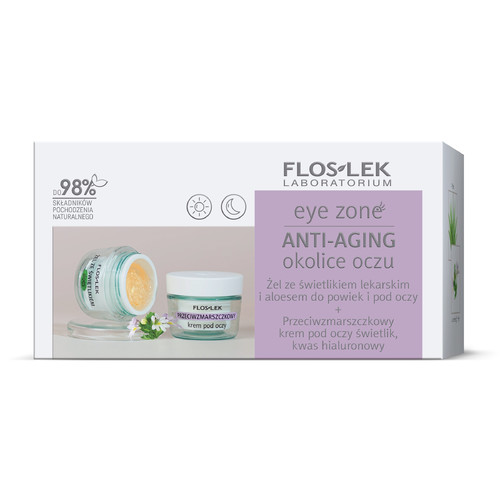 FLOSLEK Gift Set Eye Zone Anti - Aging Eye Areas 98% Natural