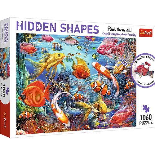 Trefl Jigsaw Puzzle Hidden Shapes Underwater Life 1060pcs 12+