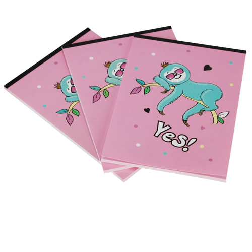 Notepad A6 30 Pages Girls 12pcs, assorted