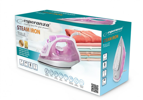 Esperanza Steam Iron 2400W Tulle Ceramic