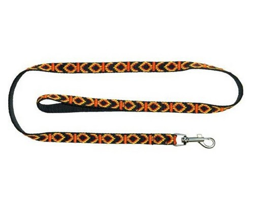 CHABA Dog Leash Patterned 16mm x 130cm, black