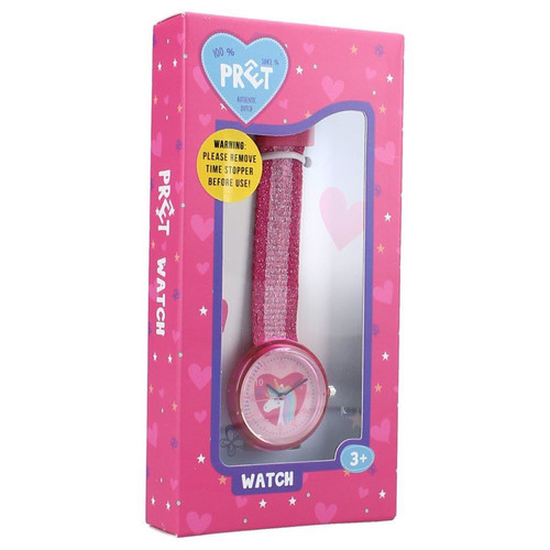 PRET Children's Watch Kids Time Unicorn pink 3+/6+