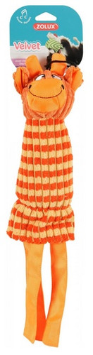 Zolux Dog Toy Velvet Giraffe Gloria, orange