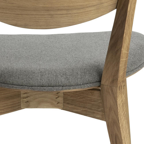 Chair Minsk, grey/oak