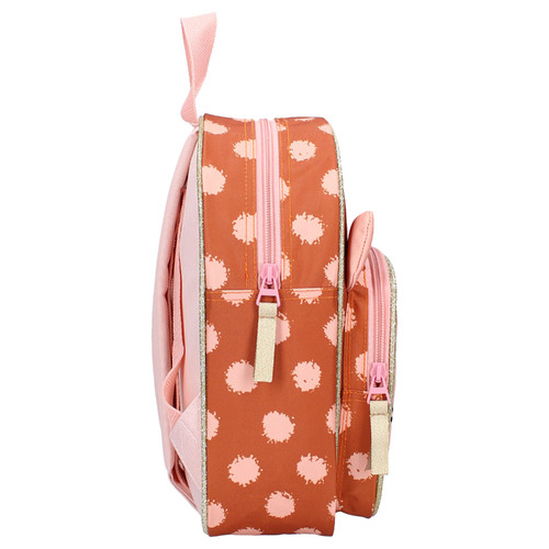 Pret Children's Backpack Preschool Deer Giggle brown pink