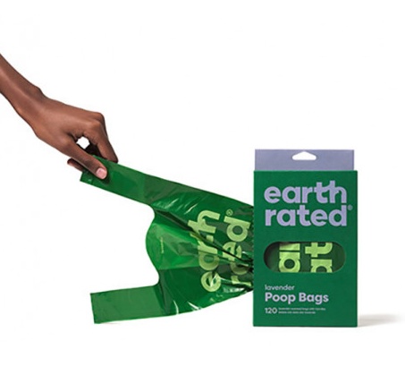 Earth Rated Eco Poop Bags 120pcs, lavender