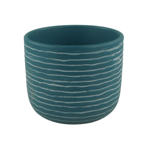 Ceramic Plant Pot GoodHome 17 cm, blue