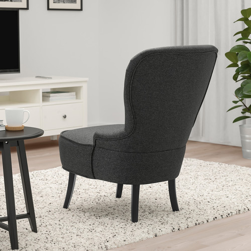 REMSTA Armchair, Gunnared dark grey