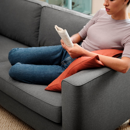 PÄRUP 3-seat sofa, Vissle grey