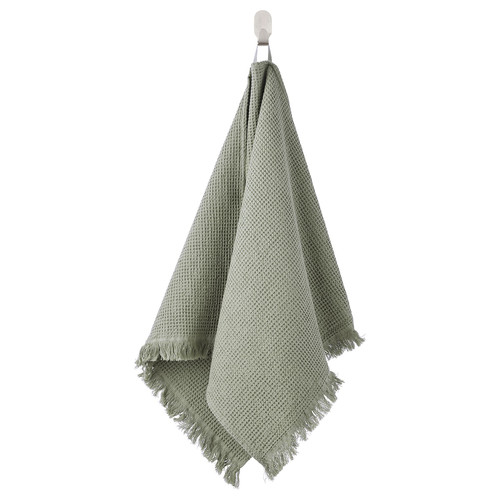 VALLASÅN Hand towel, light green, 50x100 cm