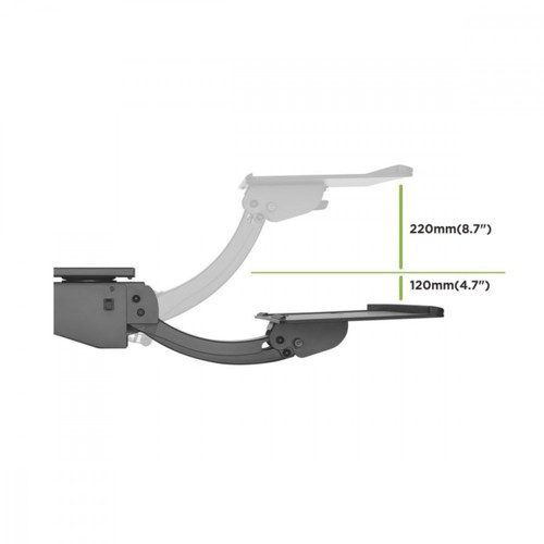 Maclean Ergonomic Under-Desk Keyboard Tray MC-795