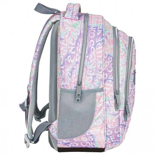 School Backpack 30x42x20 Cream Letters