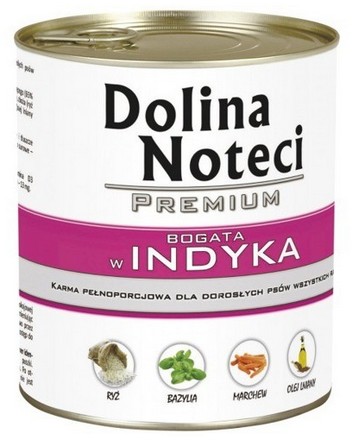 Dolina Noteci Premium Wet Dog Food with Turkey 800g