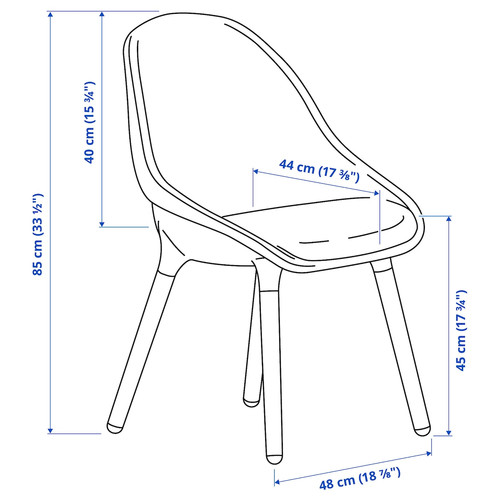 BALTSAR Chair, white