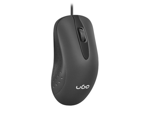 uGo Optical Wired Mouse Meru M100 1000 DPI, black