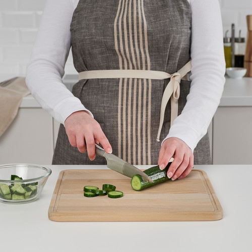 SÅPÖRTMAL Chopping board, beech, 35x35 cm