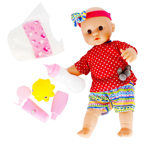 Baby Doll with Bathtub & Accessories 3+