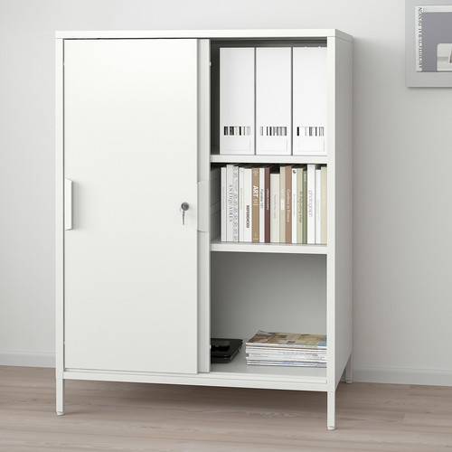 TROTTEN Cabinet combination, white, 240x180 cm