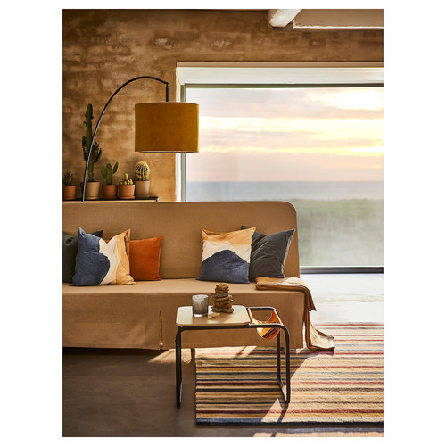 ELLJUSSPÅR Rug, low pile, multicolour/striped handmade, 170x240 cm