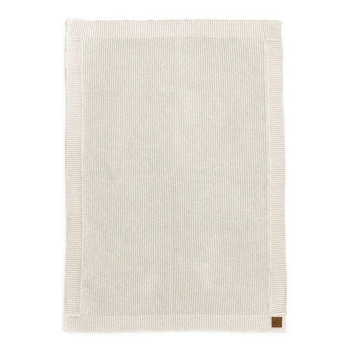 Elodie Details Wool Knitted Blanket -  Vanilla White