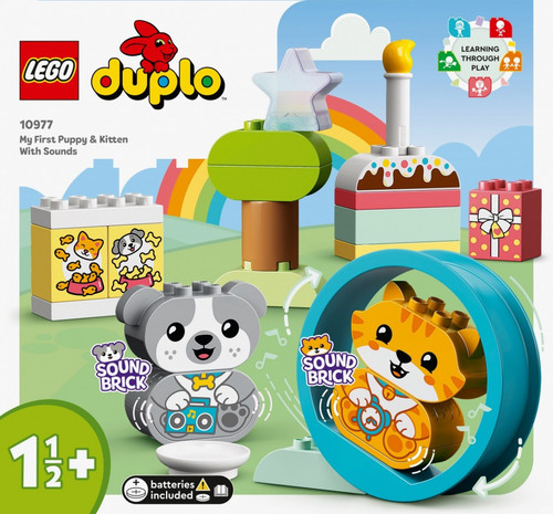 LEGO Duplo My First Puppy & Kitten With Sounds 18m+