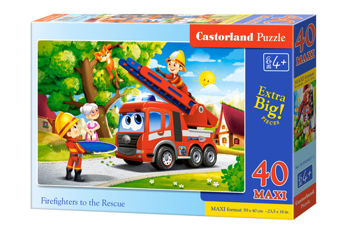 Castorland Children's Puzzle Firefighters to the Rescue 40pcs 4+