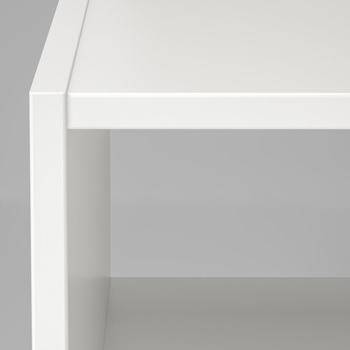 BAGGEBO TV bench, white, 90x35x40 cm