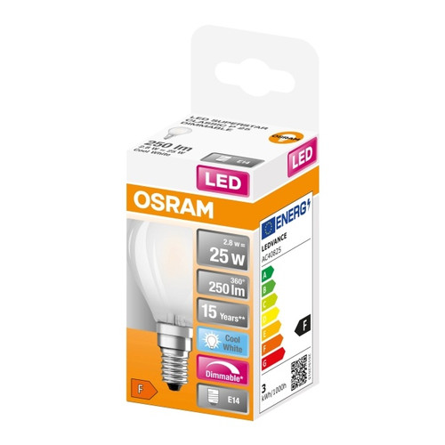 LED Bulb P25 E14 250lm 4000K