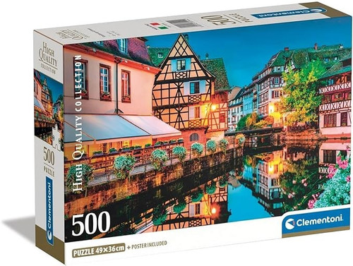 Clementoni Jigsaw Puzzle Compact Strasbourg Old Town 500pcs 10+