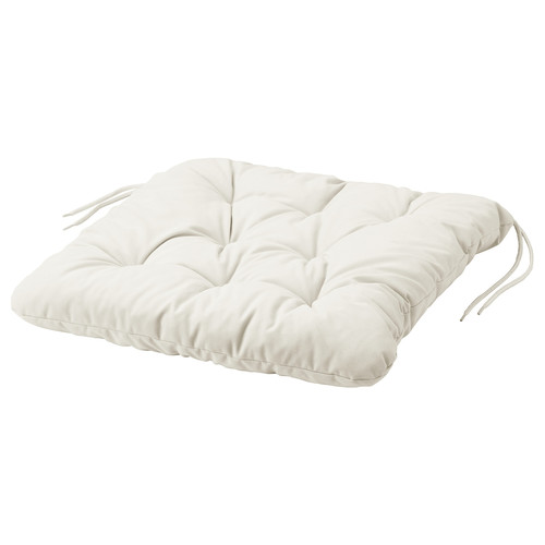 KUDDARNA Chair cushion, outdoor, light grey-beige, 44x44 cm