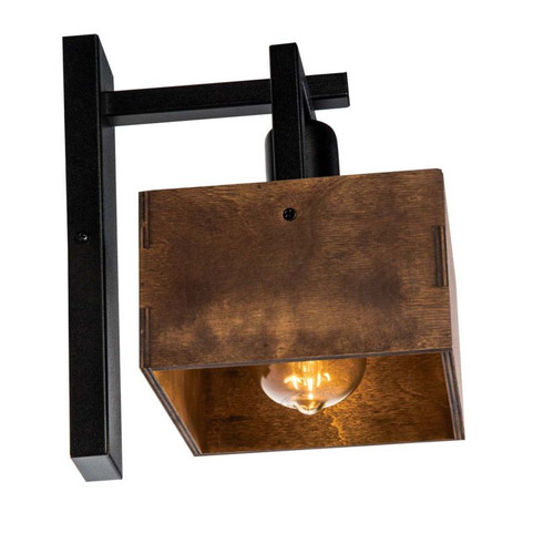 Wall Lamp Dacota 1 x 60 W E27, brown