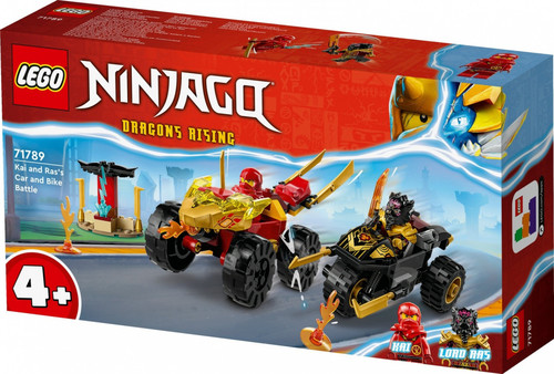 LEGO Ninjago Kai and Ras's Car and Bike Battle 4+
