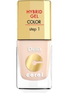 Delia Cosmetics Coral Hybrid Gel Nail Polish No. 20 ivory 11ml