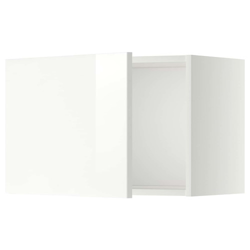 METOD Wall cabinet, white/Ringhult white, 60x40 cm