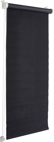 Plain Blackout Roller Blind Colours Boreas 120x180cm, black