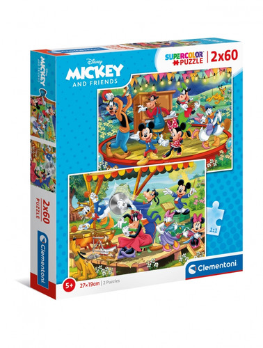 Clementoni Children's Puzzle Disney Mickey and Friends 2x60pcs 5+