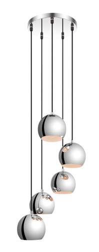 GoodHome Pendant Lamp Roccheta E14, chrome